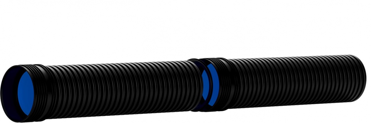 КОРСИС ПРО SN8 — двухслойные гофрированные полипропиленовые трубы для безнапорных сетей водоотведения